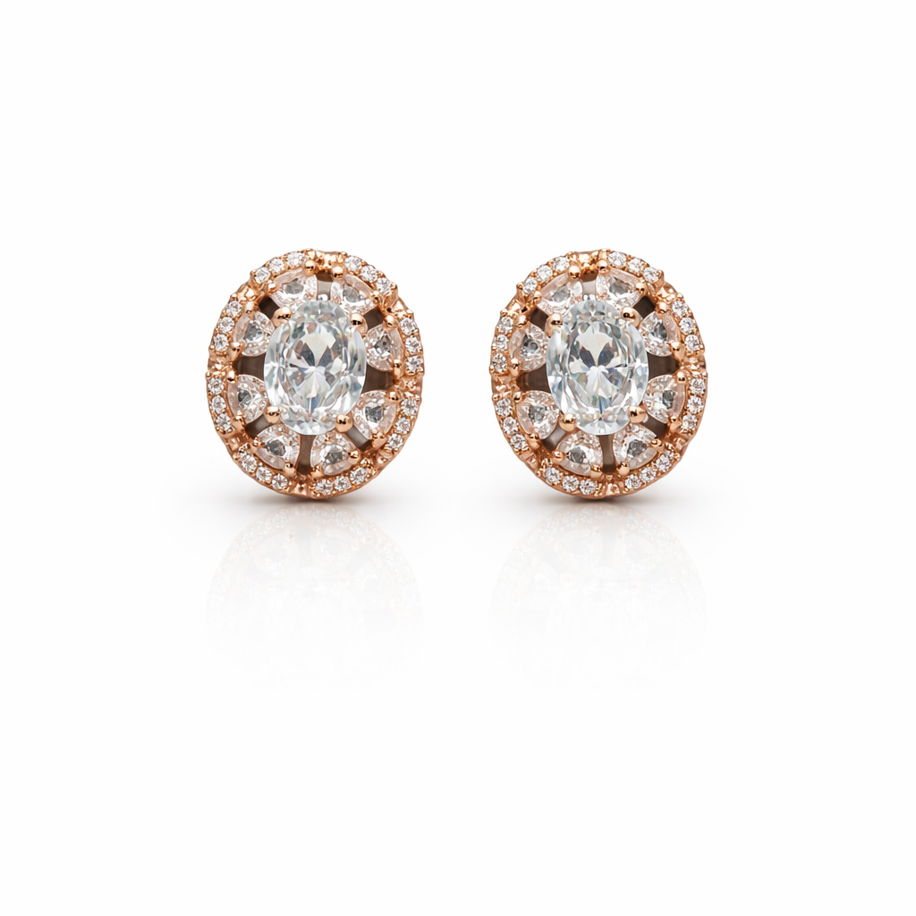 Anti Tarnish CZ Earring 16