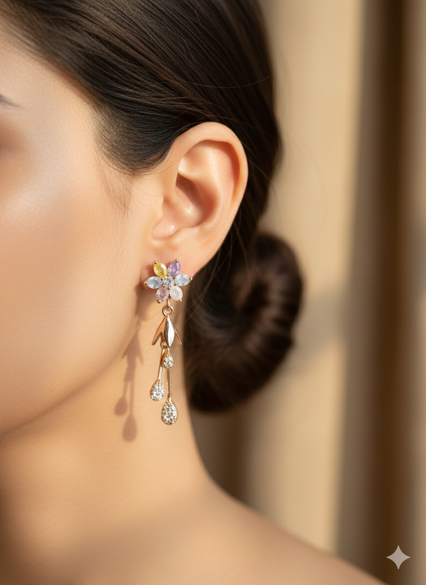 Anti Tarnish CZ Earring 20