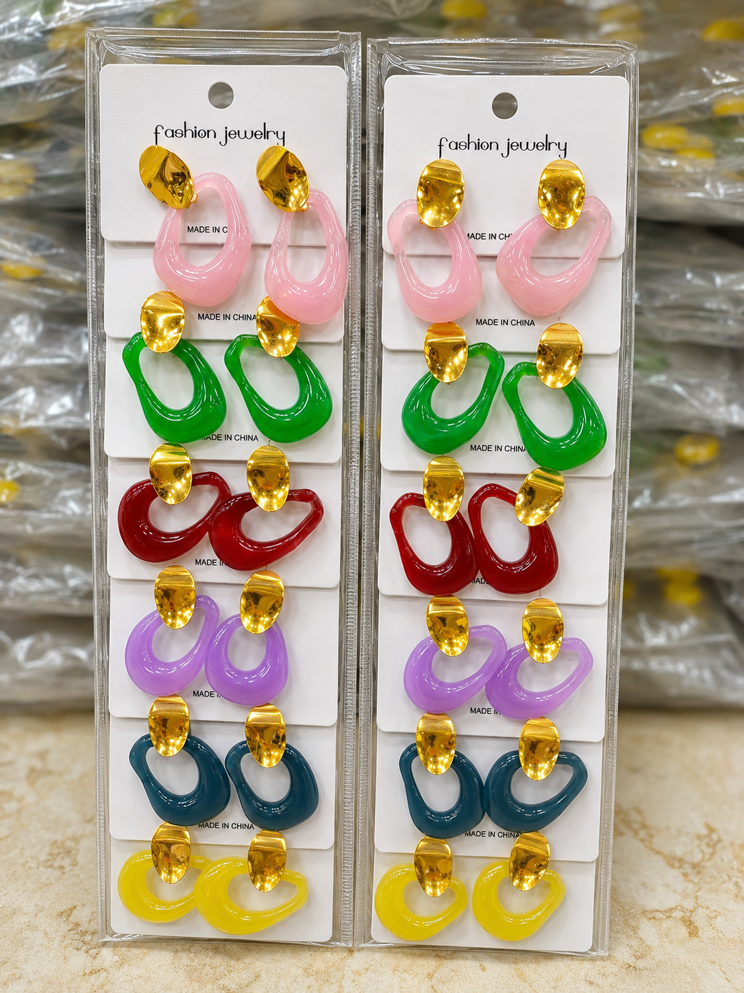[NEW] [DRAFT] 12rs each 12-pair of imported earrings combo (9211) 15 [All Products, 16rs earrings collection]