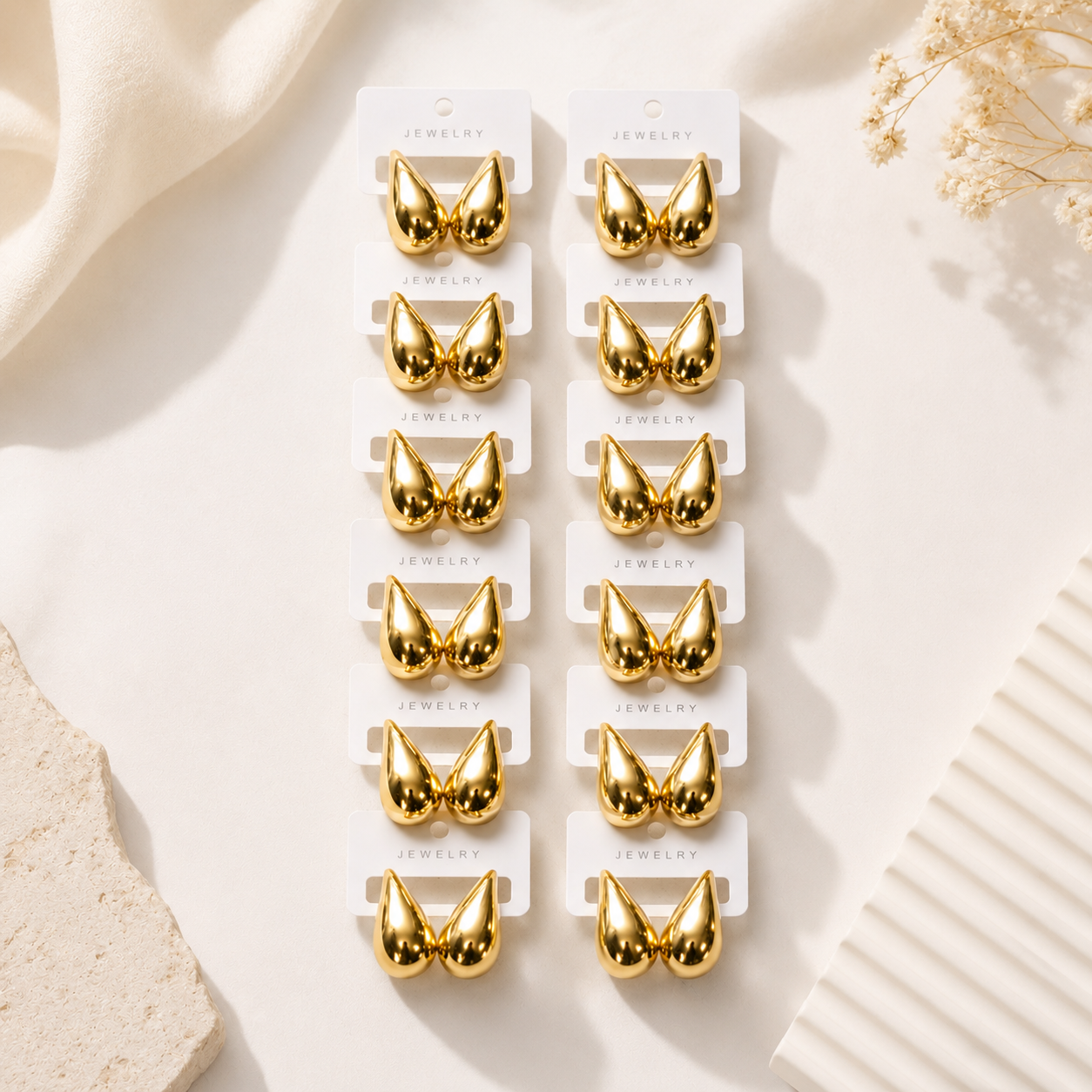[NEW] [DRAFT] 18rs each 12-pair of imported earrings combo(9640)47 [All Products, 16rs earrings collection]