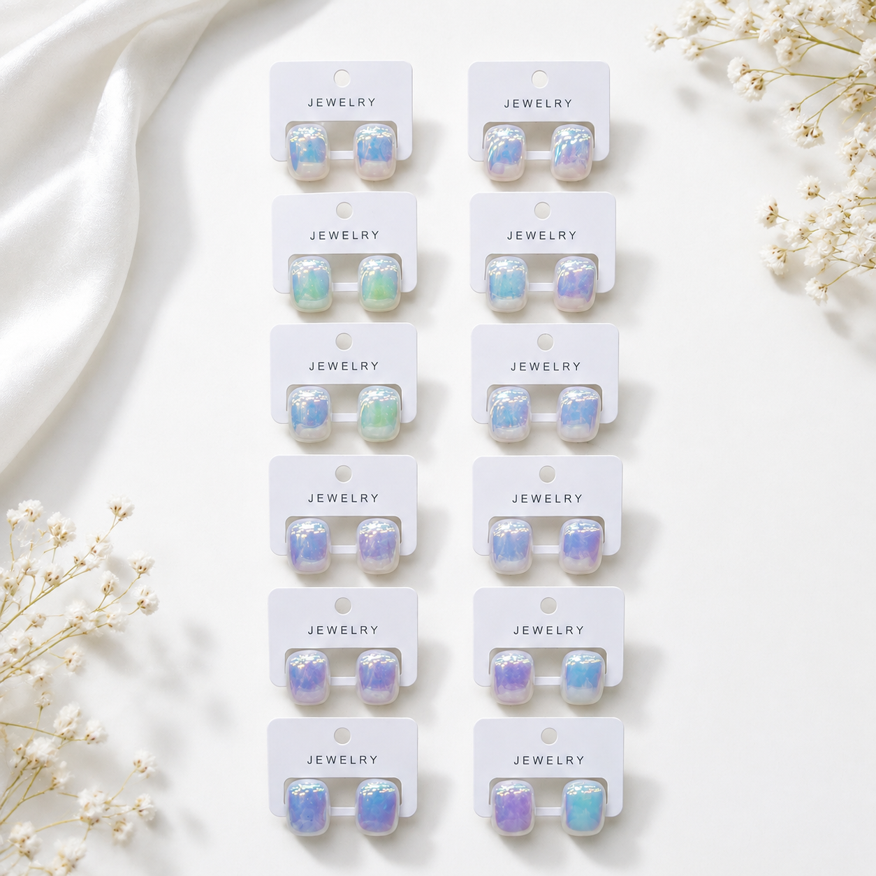 [NEW] [DRAFT] 18rs each 12-pair of imported earrings combo (3075) 36 [All Products, 16rs earrings collection]