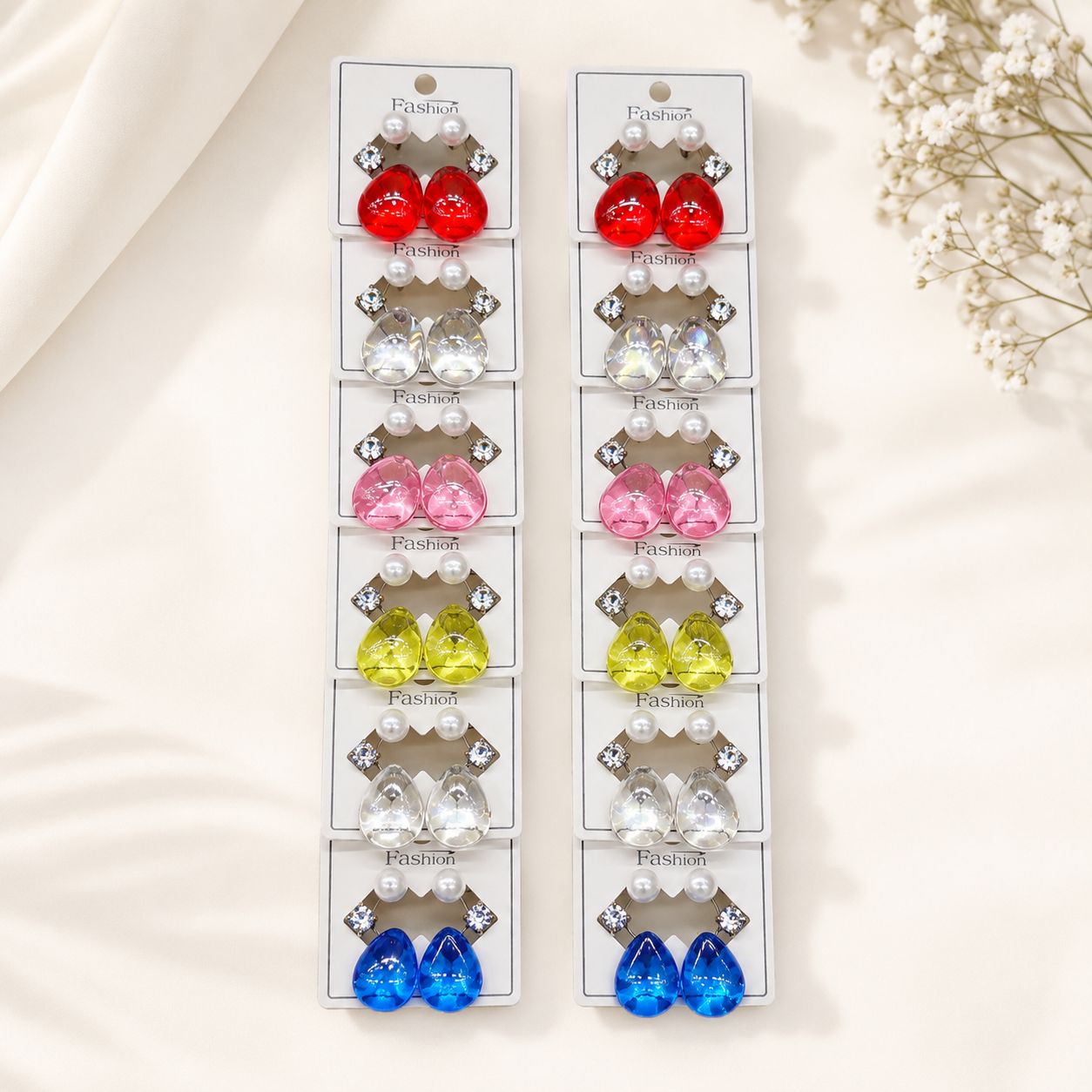[NEW] [DRAFT] 18rs each 12-pair of imported earrings combo(4003) 26 [All Products, 16rs earrings collection]