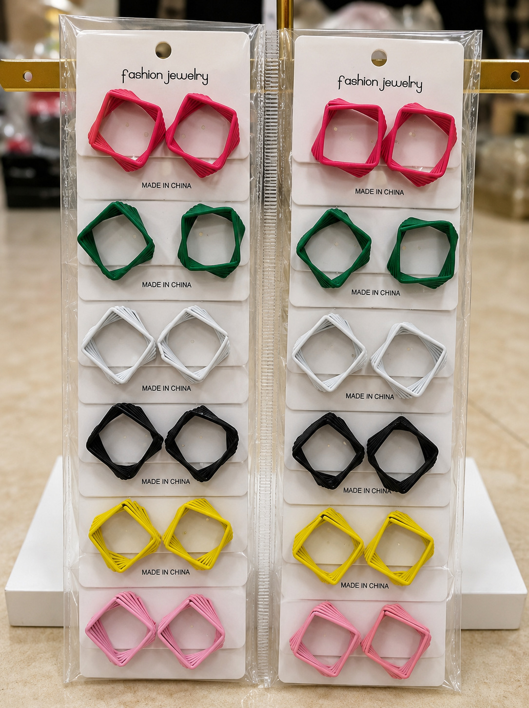 [NEW] [DRAFT] 13rs each 12-pair of imported earrings combo (9204) 34 [All Products, 16rs earrings collection]